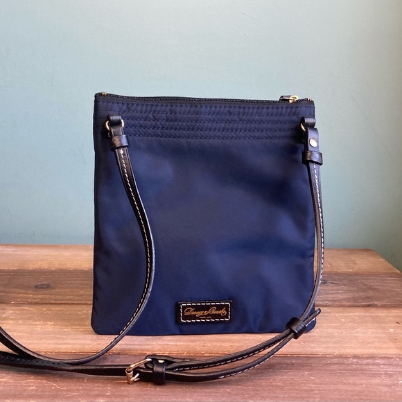 Navy Blue Dooney & Bourke Nylon Crossbody Bag - Picture 2 of 8